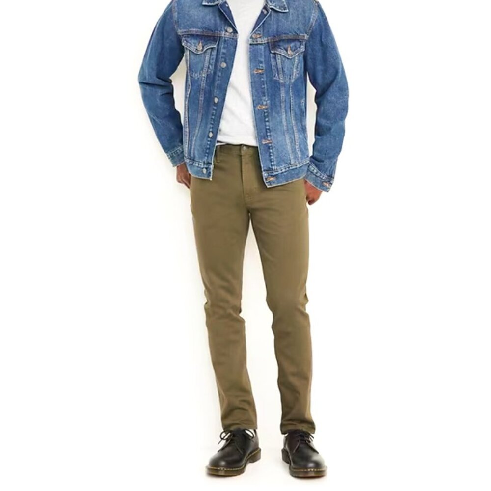 Old Navy Slim Fit Olive Green Jeans - Size 34x32, Men's